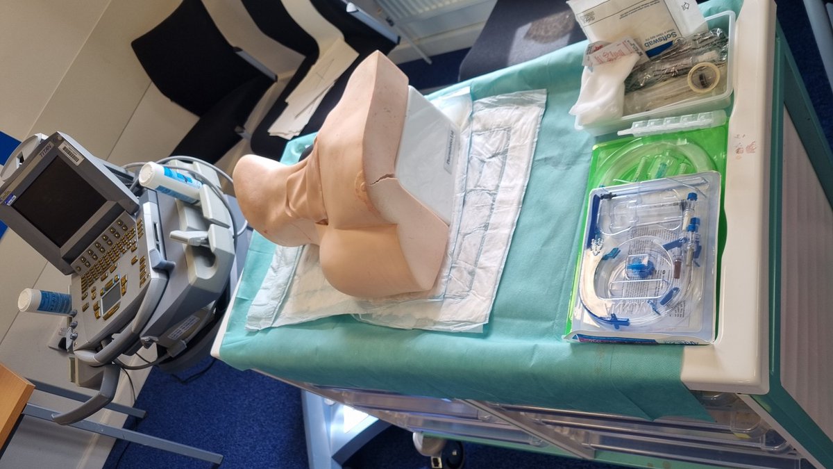 cazandal's tweet photo. All ready for this afternoons training. With brand new chest drain, chest skins. I just know I'm gonna cry when it's finished lol 😆 #SimTechsRock @ChftmedicalE @CHFTNHS @JeanetteClews @AdamRouilly @LimbsandThings1 https://t.co/4H1MRATggo