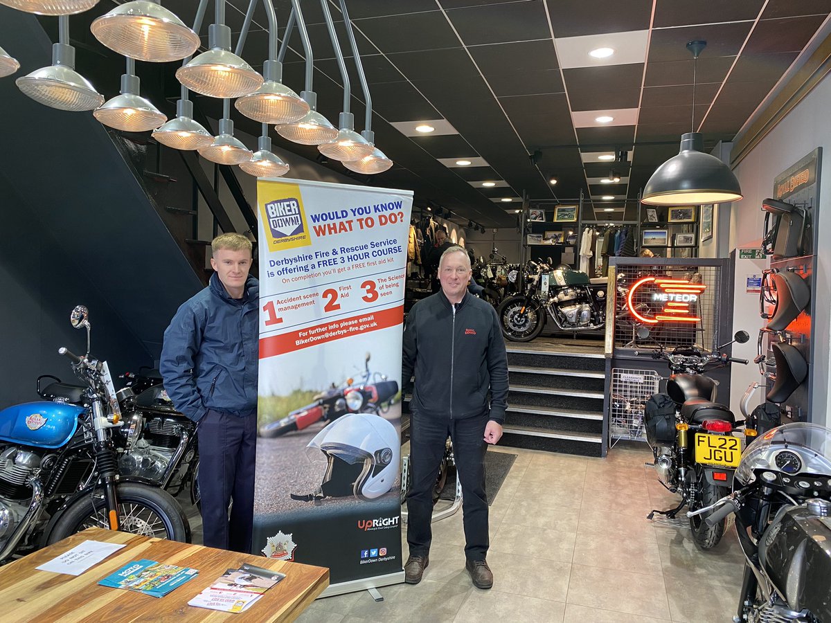 BikerDown Derbyshire tweet media