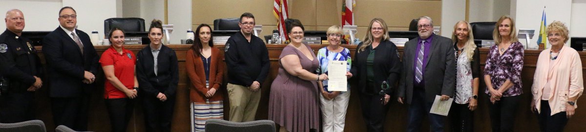 NorthPortPolice's tweet photo. This week is dedicated to our 911 Call Takers, Communicators, Dispatchers &amp; Support Staff. Recently, Commissioners giving a proclamation. They are always there to answer the call &amp; play a critical role in keeping our communities &amp; officers safe. We appreciate you! #NPSTW https://t.co/jIoO3rXMbC