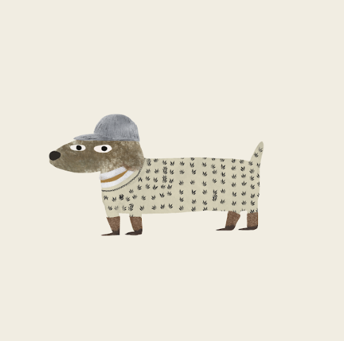 My new piece from <a href="/ADachshunds/">The Artfully Dachshunds</a> 😍