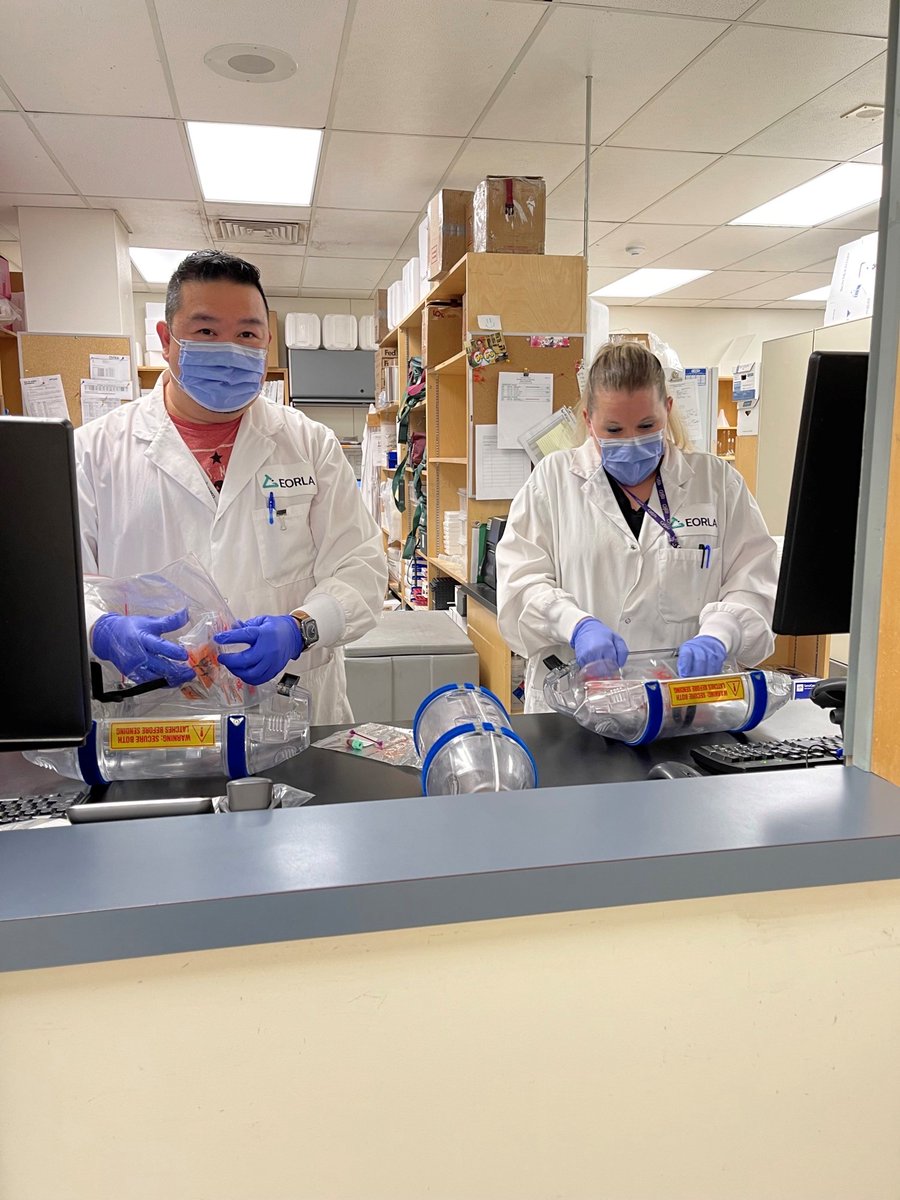 CHEO's tweet photo. Happy #LabWeekON! DYK #MedLab professionals are behind every lab test result? Their work provides answers that guide diagnosis, treatment and patient care. EORLA based at #CHEO is proud to have stepped in throughout the pandemic to analyze tests for COVID-19. #LabISEssential https://t.co/a68lEN9wcz