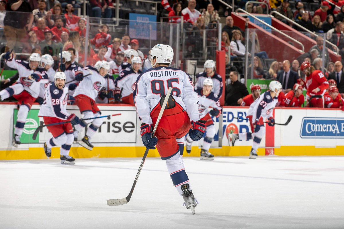 Fun Fact: Of the last 10 <a href="/BlueJacketsNHL/">Columbus Blue Jackets</a> goals, an <a href="/AAABlueJackets/">Ohio Blue Jackets</a> alumni has had a hand in 9 of them

<a href="/JRoslovic96/">Jack Roslovic</a> 🚨🚨🚨🍎
<a href="/sean_kuraly/">Sean Kuraly</a> 🚨🍎🍎
<a href="/72cmeys/">Carson Meyer</a> 🚨🍎

#WeAre614Hockey #CBJ #OBJAAA