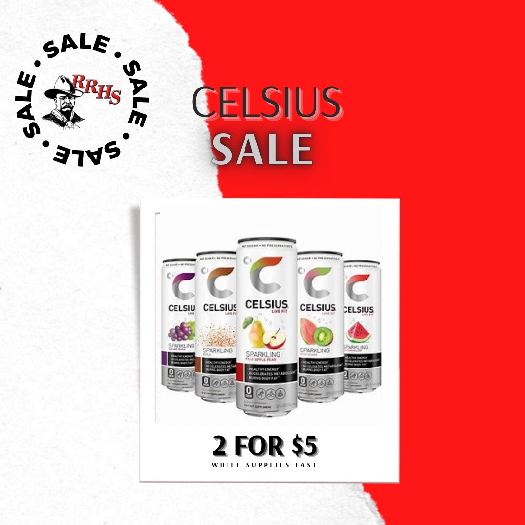 Your March Madness Sale Winner is here!! Celsius is now 2 for $5