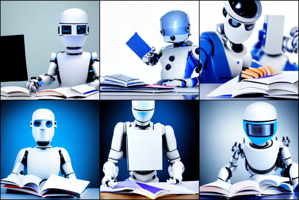 axz's tweet photo. @multimodalart I used Machine Learning to generate images of "a learning robot"

Inspired by #OpenAI #Dalle2 
But using algorithm from @multimodalart https://t.co/PKhiIUltHA