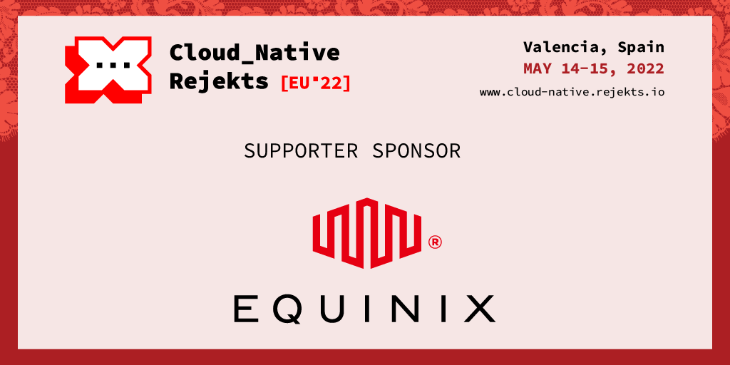 rejektsio's tweet photo. Thanks to @equinixmetal for sponsoring #Rejekts2022 at a Supporter level! 

Equinix Metal is the world’s #DigitalInfrastructure company — they provide automated &amp; interconnected bare metal.  

❌ Want to support the Rejekts? 👉 https://t.co/wLA0rX9tmz https://t.co/xq8GACByYo