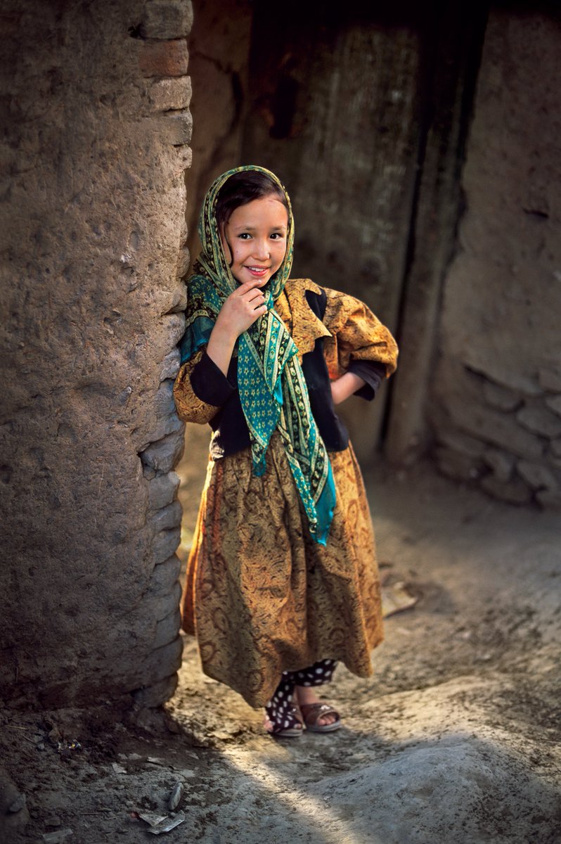 Girl at her home in Kabul, Afghanistan, 1992