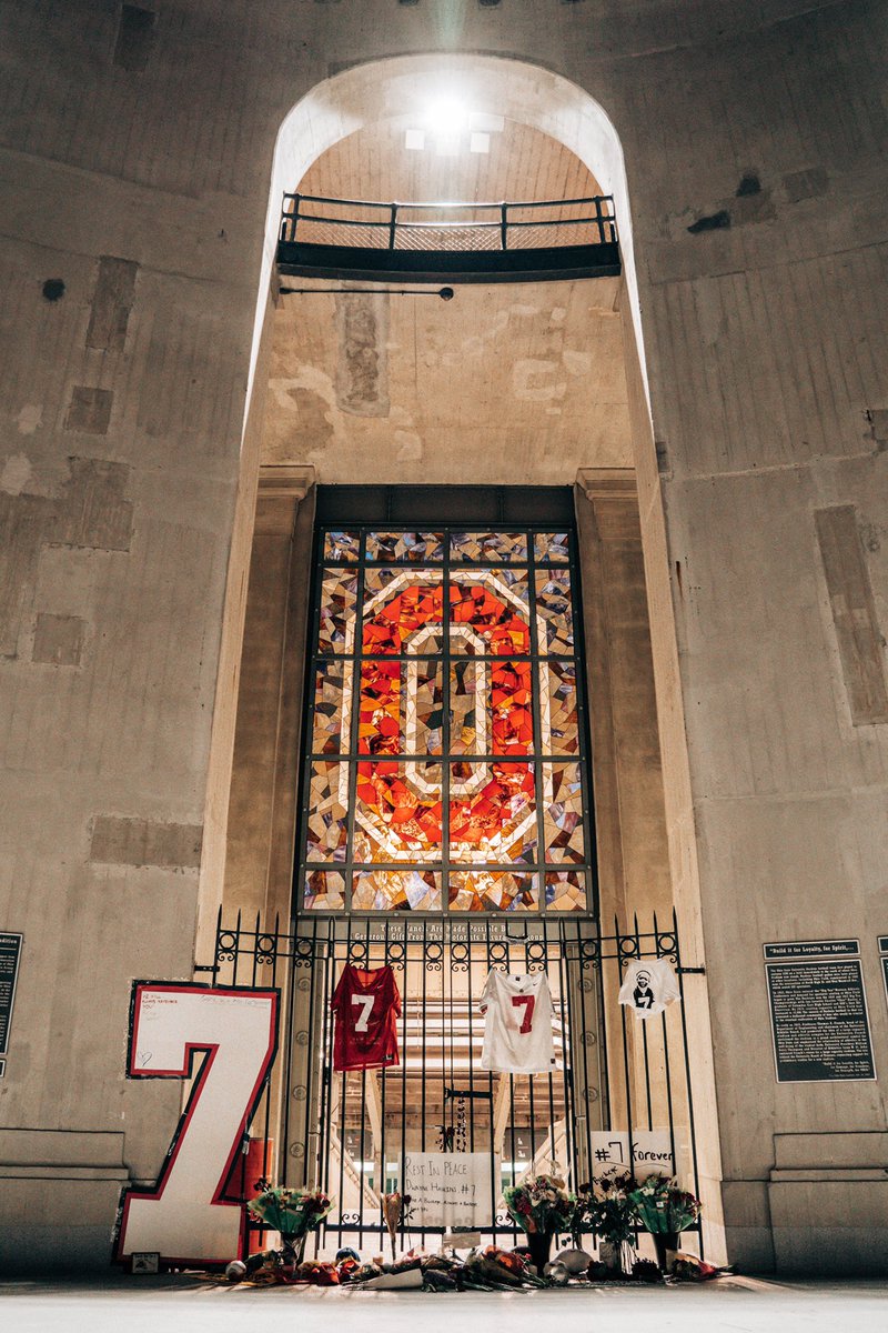 Once a Buckeye, always a Buckeye. Legend Dwayne Haskins. RIP Simba.