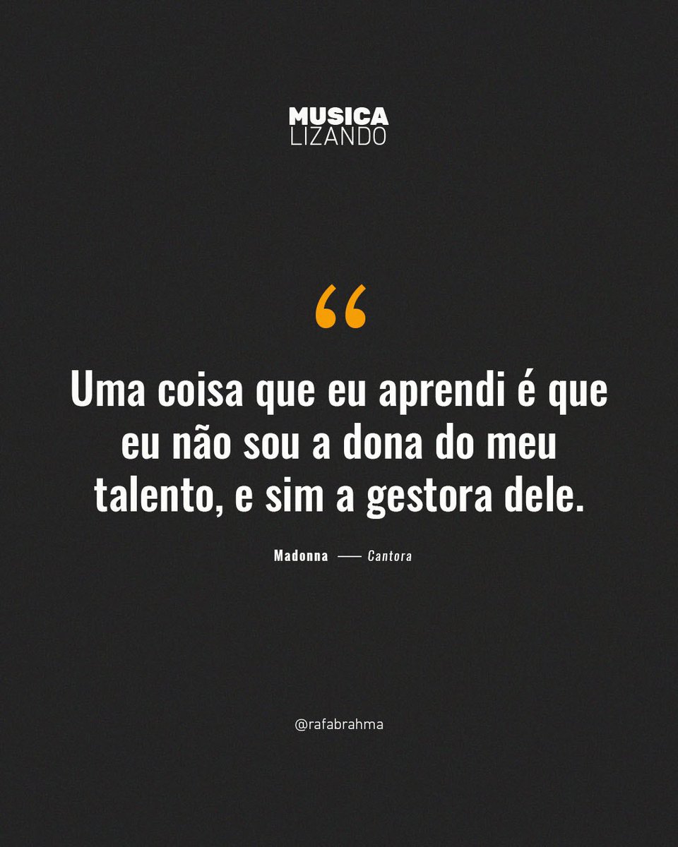 Um talento sem objetivo, disciplina, dedicação e constância é só um talento. 

Na música, não basta ter ser bom. É preciso acordar todos os dias e fazer o que precisa ser feito. Consistência, resiliência e propósito SEMPRE. ✊🏼🖤 #musicalizando