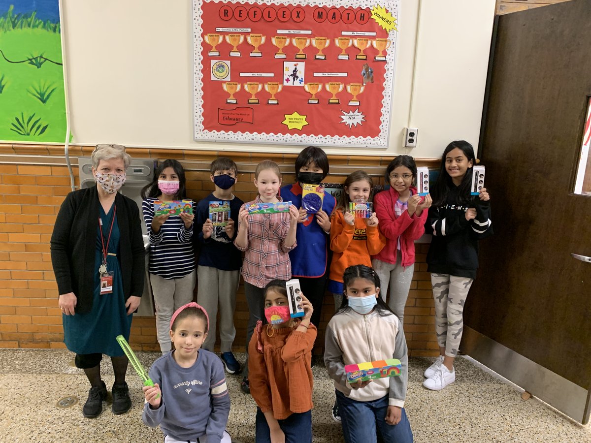 Lucky 3rd Grade Reflex Math Winners For March
Highest Fact Fluency
Vasili S; Mia H; Tiffany A; James K; Ariana C

Most Improved
Valentina E; Mianova S; Valeria K; Payton C; Myra S
<a href="/EricCrespoEDU/">Eric Crespo</a> <a href="/FAmato53/">Francesca Amato</a> <a href="/SuzanneMera/">Mrs. Mera</a> <a href="/WeehawkenTRSPTO/">WeehawkenTRSPTA</a>