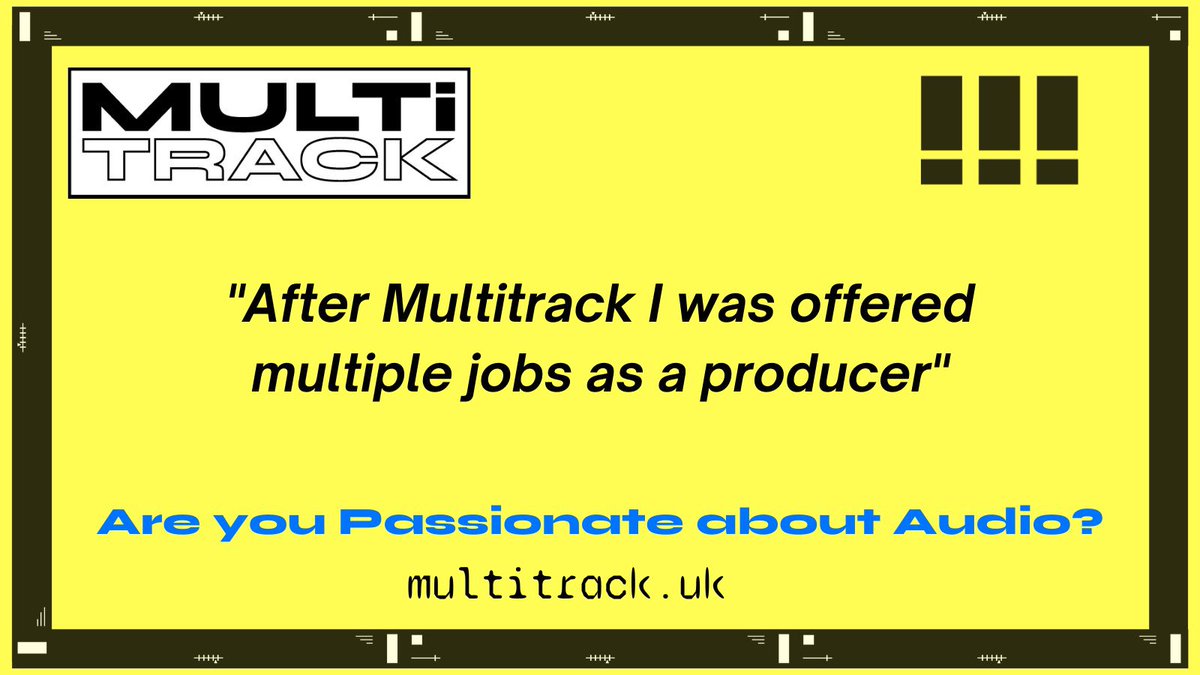 Mair Bosworth (@mairbosworth) on Twitter photo Just a reminder that applications for the 2022 Multitrack Audio Fellowship <a href="/_multitrack/">Multitrack</a> are open NOW! Apply here for training, mentoring and paid work placements in radio + podcast production - multitrack.uk/fellowship Just a reminder that applications for the 2022 Multitrack Audio Fellowship <a href="/_multitrack/">Multitrack</a> are open NOW! Apply here for training, mentoring and paid work placements in radio + podcast production - multitrack.uk/fellowship