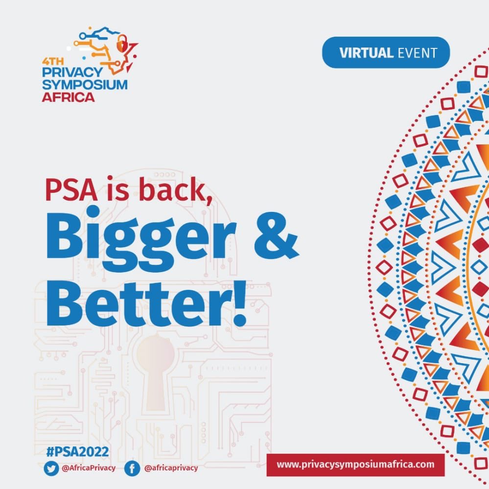 The Privacy Symposium Africa is around the corner ,bigger and better!😁
#PSA2022