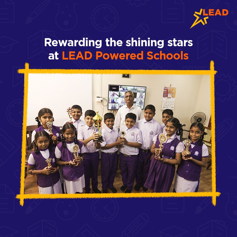 leadgroupindia's tweet photo. At LEAD Powered #Schools, children are rewarded for their excellence in scholastic & co-curricular #activities.
Rewarding is an essential practice at #LEAD because it motivates the #students to perform even better & yield better results for the future
#AlwaysInTheLEAD #rewards https://t.co/a0J9MeygEj