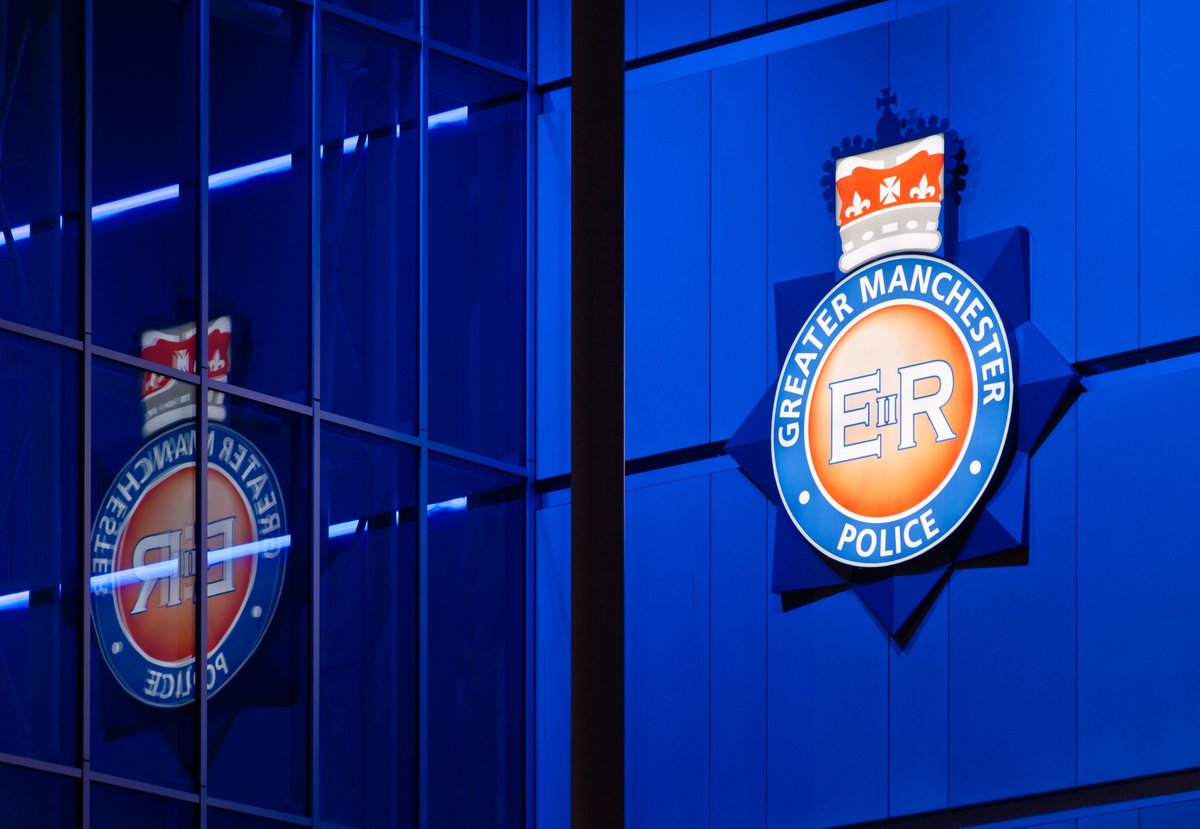 pfi_signs's tweet photo. It's hard to believe that it's over 10 years since PFI GB Signs installed the high-level #illuminated custom-fabricated crest on the then-new Greater #Manchester #Police Headquarters (still looks great).

#signs #signage #branding #gmpolice https://t.co/1OAUgOQQLl