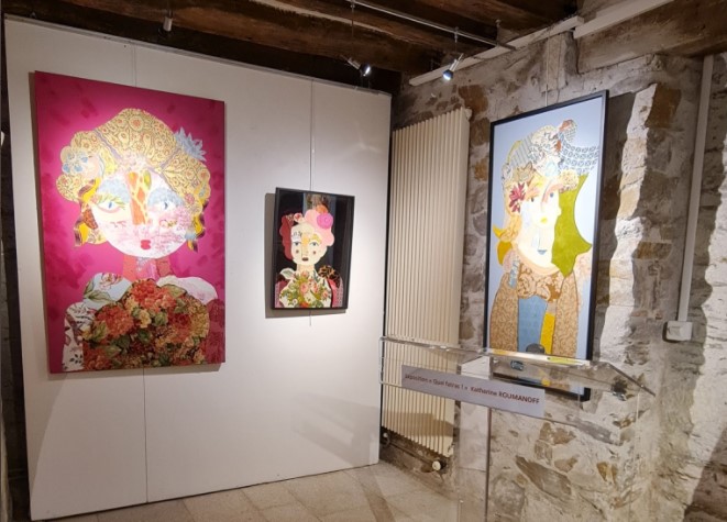 En vacances ? Alors pourquoi ne pas en profiter pour découvrir l'artiste #CatherineRoumanoff à l'abbaye de Bouchemaine ? Portraits textiles, utilisation de matériau de récup et de techniques mixtes. Vous verrez, c'est plein de couleurs et ça vaut le déplacement !