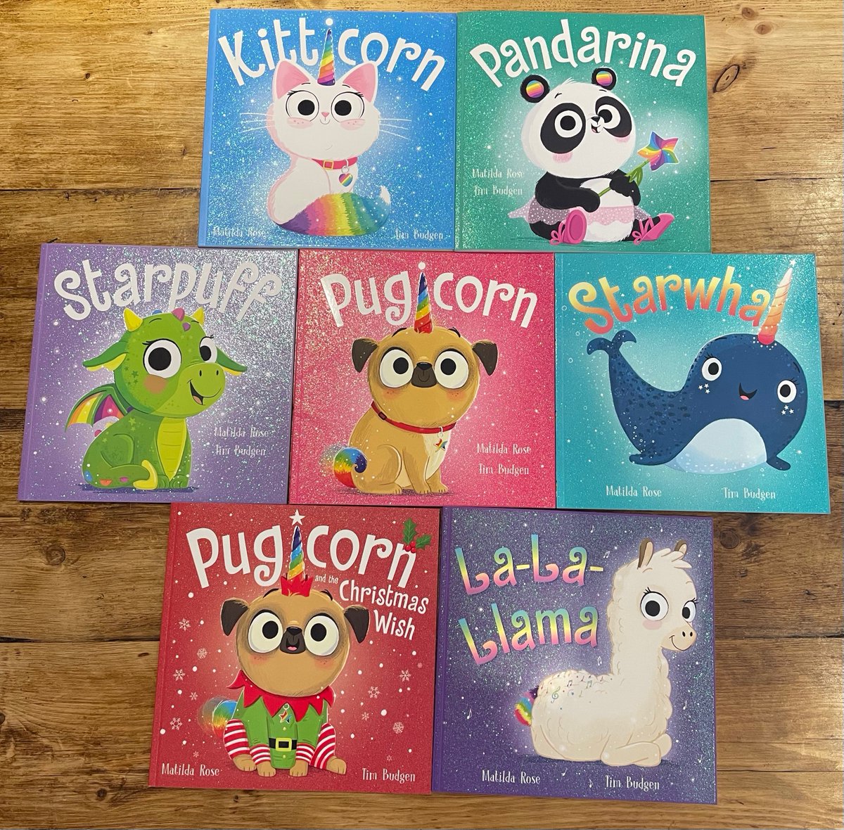 Plum_Agency's tweet photo. It’s #NationalPetDay, & here are some of the most magical pets around: #TheMagicPetShop gang! 🐾 From Pugicorn to Starpuff and everyone in between, these magical books from the #Pawsome pair #MatildaRose & our Plum @mrtimdraws are the purrfect way to celebrate National #PetDay!💜 https://t.co/k25azwDjD1