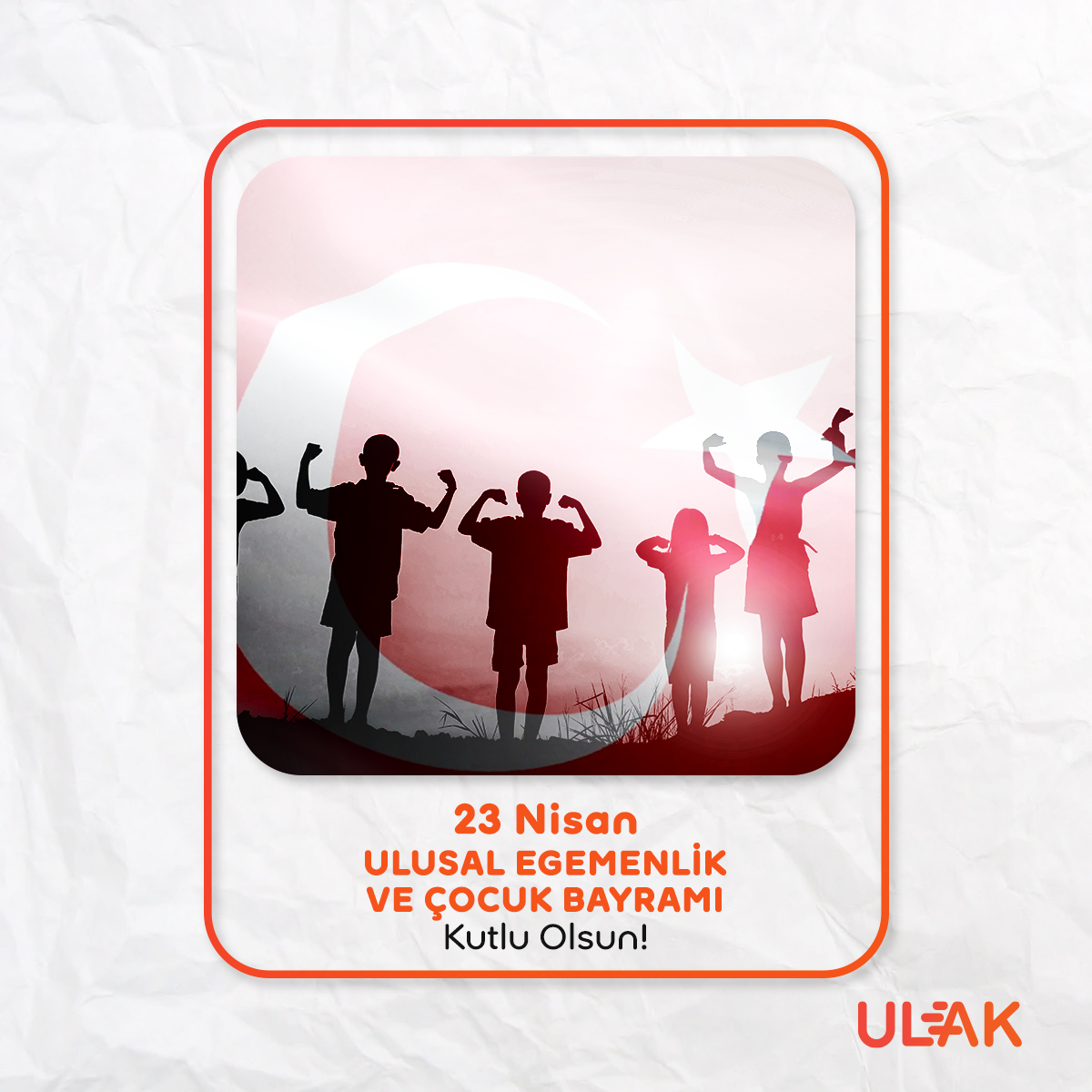 23 Nisan Ulusal Egemenlik ve Çocuk Bayramı Kutlu Olsun!

#23nisan #ulusalegemenlikveçocukbayramı #ULAKApp #ULAK