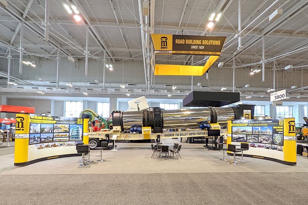 Anchor_Print's tweet photo. Great to receive these pictures of the CMI ROADBUILDING INC. stand.
We were tasked with producing banners that were both flexible (had to be transported to the States) and durable and these banners on CrystalFlex material were perfect.
#exhibitionstand #exhibitionbanners #print https://t.co/3ri8dUOx08