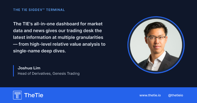 TheTieIO's tweet photo. The fastest news and updates. Extensive data coverage. A growing set of powerful tools. Find out why 100+ hedge funds, VC Firms, and other institutional professionals utilize SigDev to monitor and act on the most critical developments in crypto.