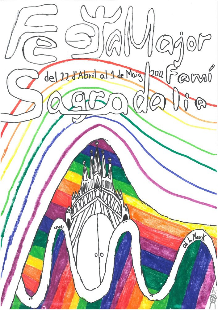 La setmana vinent comença la Festa Major de la Sagrada Família!!🥁🥳 I ho farà amb aquest cartell de Nicolàs Padilla, guanyador del concurs de cartells d'enguany.  
 
📅 22/04 - 01/05 
👏 Ja podeu consultar el programa: 
 via.bcn/PSsw50IGozE
 
<a href="/BarriSaFa/">Coordinadora d'Entitats del Barri Sagrada Família</a>