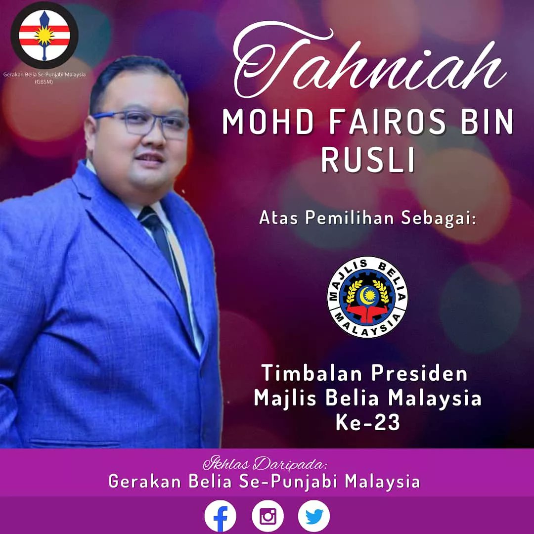 officialgbsm's tweet photo. GBSM mengucapkan tahniah dan selamat menjalankan tugas kepada semua Ahli Jawatankuasa Kerja Majlis Belia Malaysia Sesi 2022-2024

@BeliaMBM

#MenggerakBelia https://t.co/cRJRapwmY3