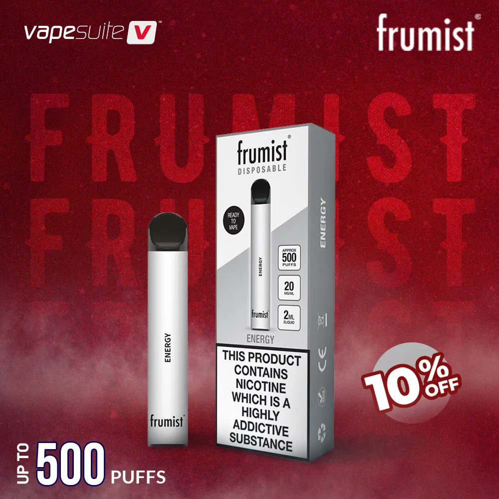 vapesuiteuk's tweet photo. Exclusive offer for the Vapesuite family!! 📣⠀
⠀
Grab this stylish Frumist Disposable Pod at 10% discount, so hurry up and fill your carts 🥳🤗

https://t.co/dTaViHjBR4

#vapelife #vapesuite #disposablepod https://t.co/WAkBd4LgZZ