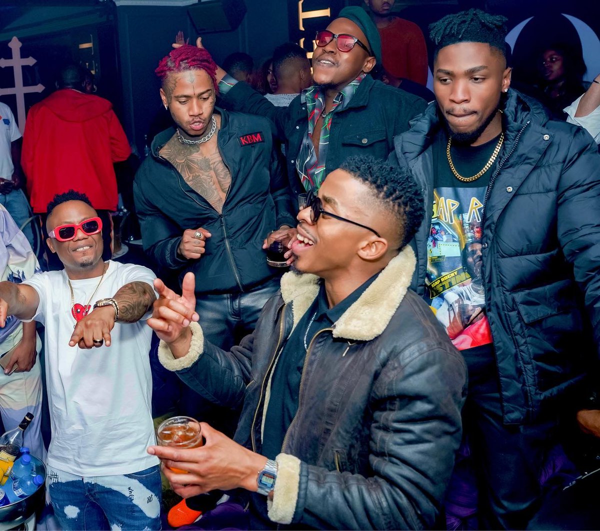 Kicking it with the Rockstars 🕺🕺🕺Bathi Ghost nation never dies 🔥🔥🔥@thembabroly #ThembaBroly #ThembaTheGhost