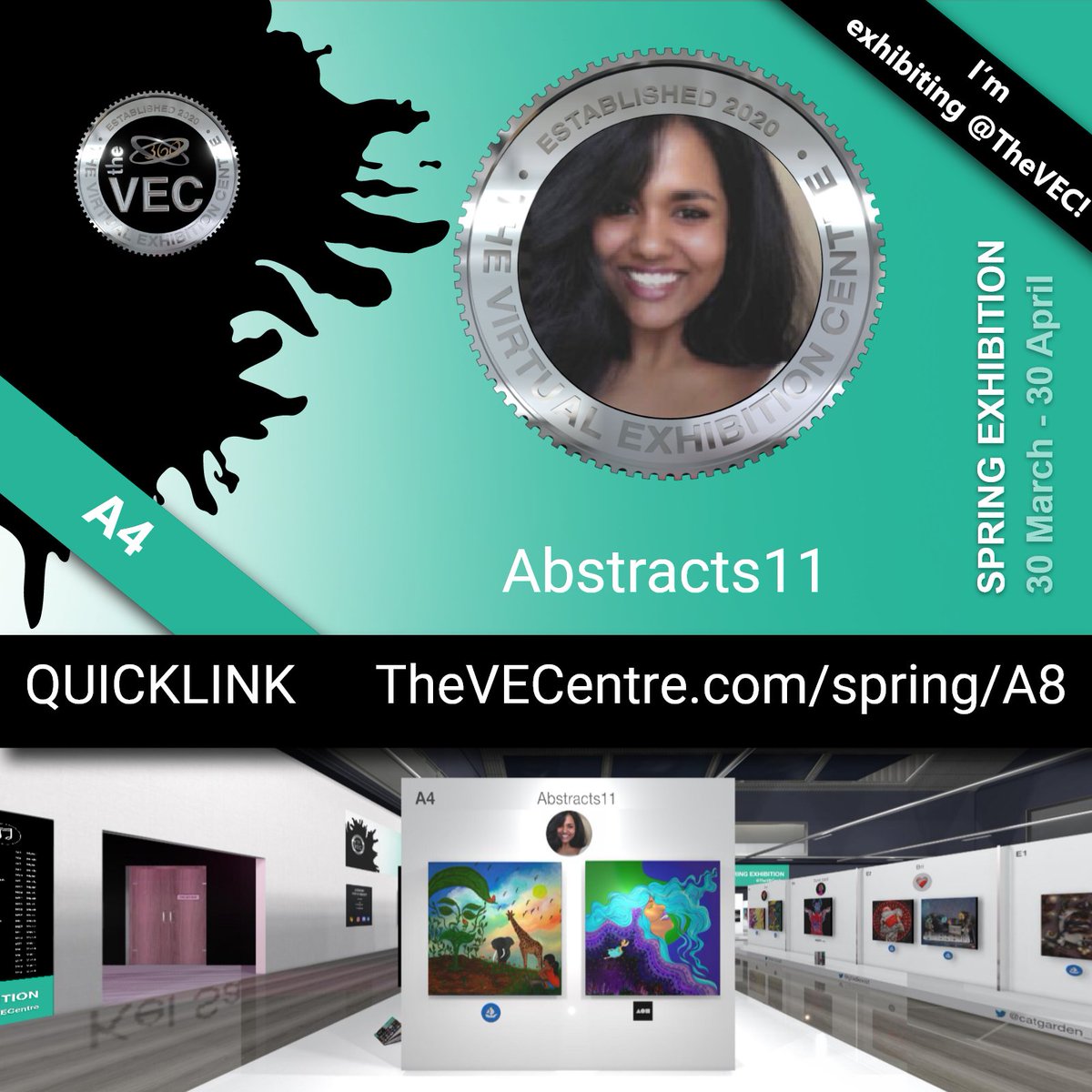 Want a quick link to your favourite artist? Check out the wonderful work in section A of the exhibition hall!