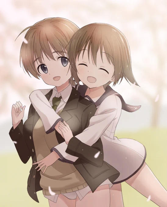 芳佳ちゃんとリーネちゃんです。 