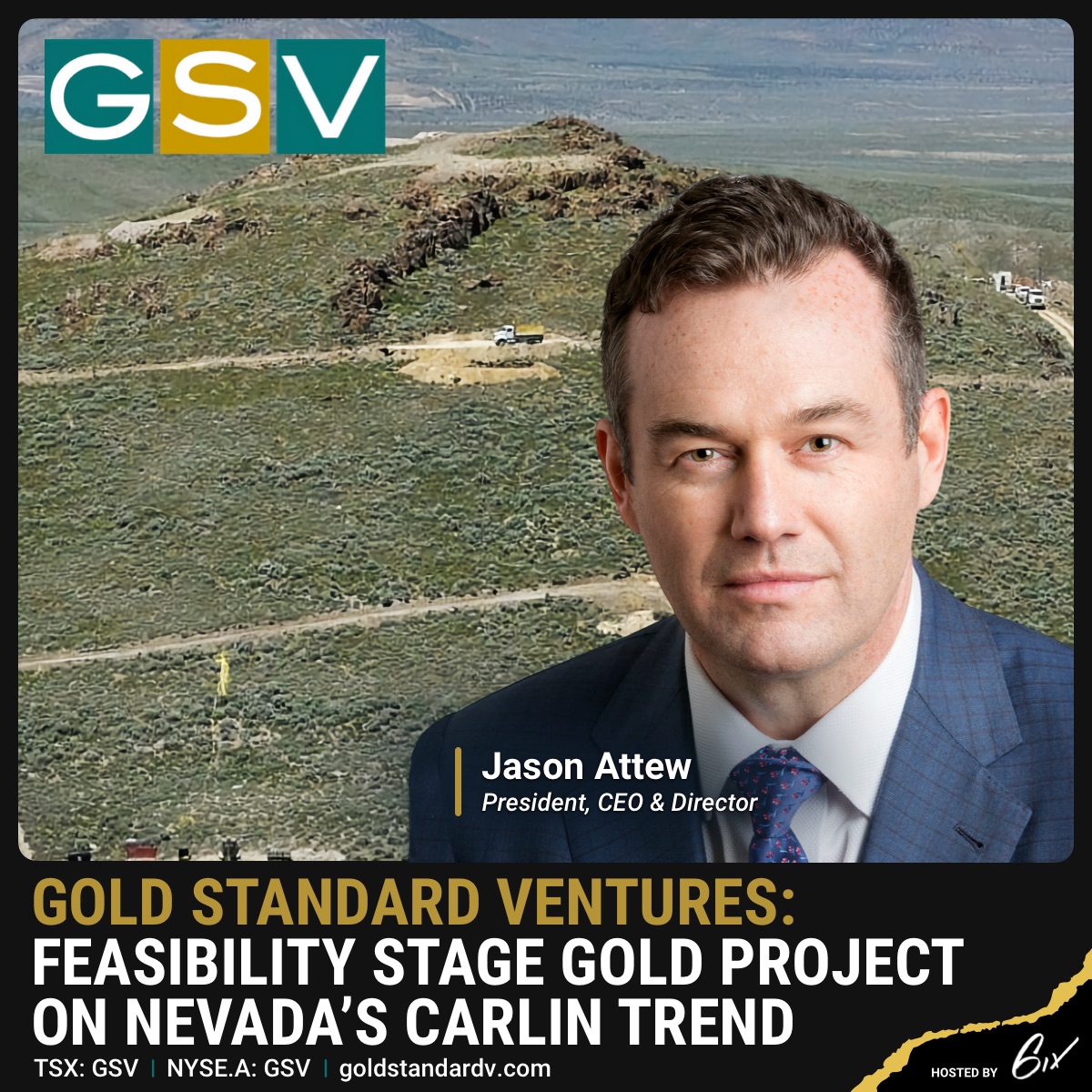 VenturesCorp's tweet photo. Join CEO Jason Attew for a live summit outlining Gold Standard Ventures' mission to become the low-cost junior producer of choice in Nevada, one of the premier mining jurisdictions in the world.

Register now:  https://t.co/9IP2woybZX https://t.co/emYbxSk6Tr