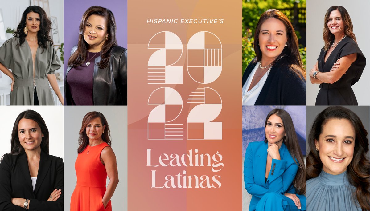 HispanicExecMag's tweet photo. ICYMI! Our 2022 Leading Latinas represent more than collective business expertise—they represent the power and potential of a community that is driving change across the world. 

Meet the 2022 #LeadingLatinas: https://t.co/UPn8766Mm3 https://t.co/8GUhSLowCA
