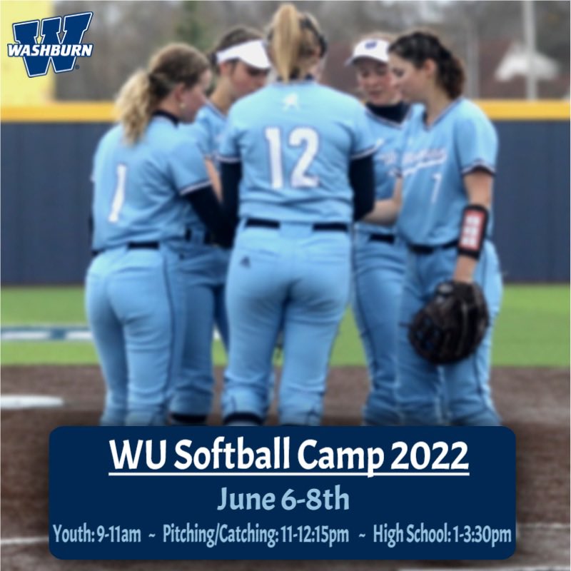 8 weeks from today, we host our 3-day annual Softball Camp! Come join us to learn a few things &amp; showcase the skills! 🥎🥎
Register at: wusports.com/sports/2010/1/…
