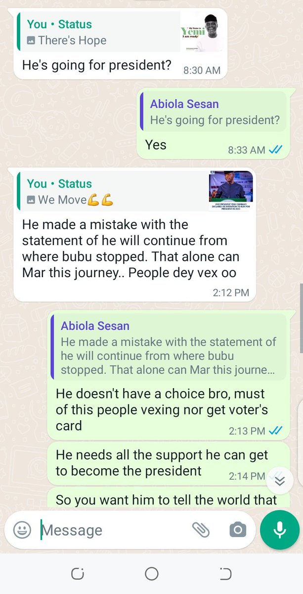 Nigerians, be calming down