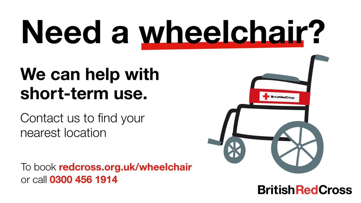 <a href="/RedCrossScot/">Red Cross Scotland</a> <a href="/RedCrossWales/">Red Cross Wales</a> <a href="/CentralRedCross/">Red Cross Central</a> <a href="/RedCrossNI/">Red Cross NI</a> @StaffsER <a href="/BRCDerbyshireER/">BRC Derbyshire ER</a>   As the Easter weekend approaches don't forget if you or someone you know requires a wheelchair to make the Easter break more #accessible get in touch with Mobility Aids Team Please retweet
