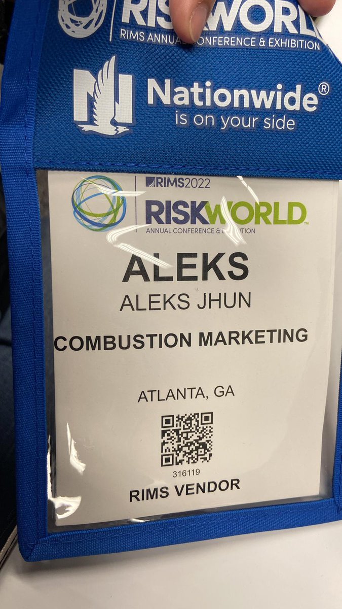 Michael O'Hara (@jmohara) on Twitter photo Great to have our Aleks Jhun working the
<a href="/RIMSorg/">RIMS, the risk management society</a> RIMS22 RISKWORLD exhibition in San Francisco this week. Great to have our Aleks Jhun working the
<a href="/RIMSorg/">RIMS, the risk management society</a> RIMS22 RISKWORLD exhibition in San Francisco this week.