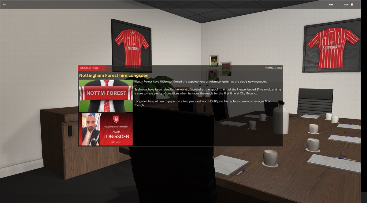 ItsAdamFM's tweet image. Myself as manager and Clough as my assistant - I wouldn’t say we’re the best but we’re certainly in the top 1. All credit to the @MadScientistFM for the fantastic work. #FM22 #retrodatabase