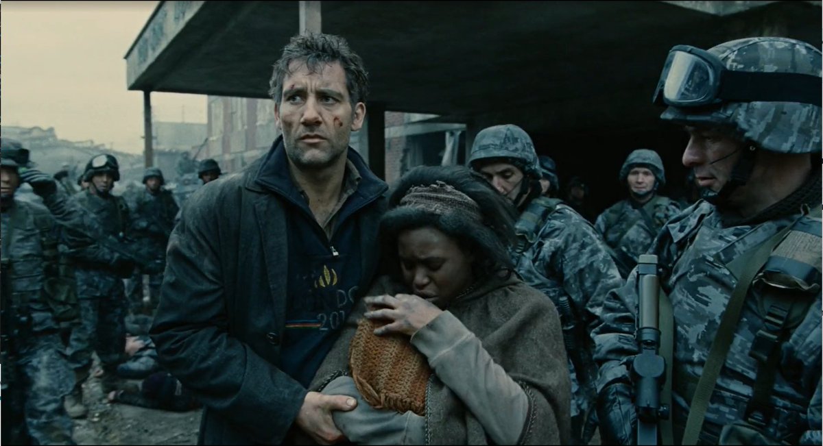 TarizSolis's tweet photo. "Children of Men" memang pantas disebut salah satu film terbaik di muka bumi. Ditonton berkali-kali selalu bikin kagum.

Kisahkan masa depan saat para perempuan mendadak mandul sehingga tak ada lagi bayi lahir, film ini menegangkan sedari awal sampai 20 menit terakhirnya yg GILA! https://t.co/PkIRVWgRGY