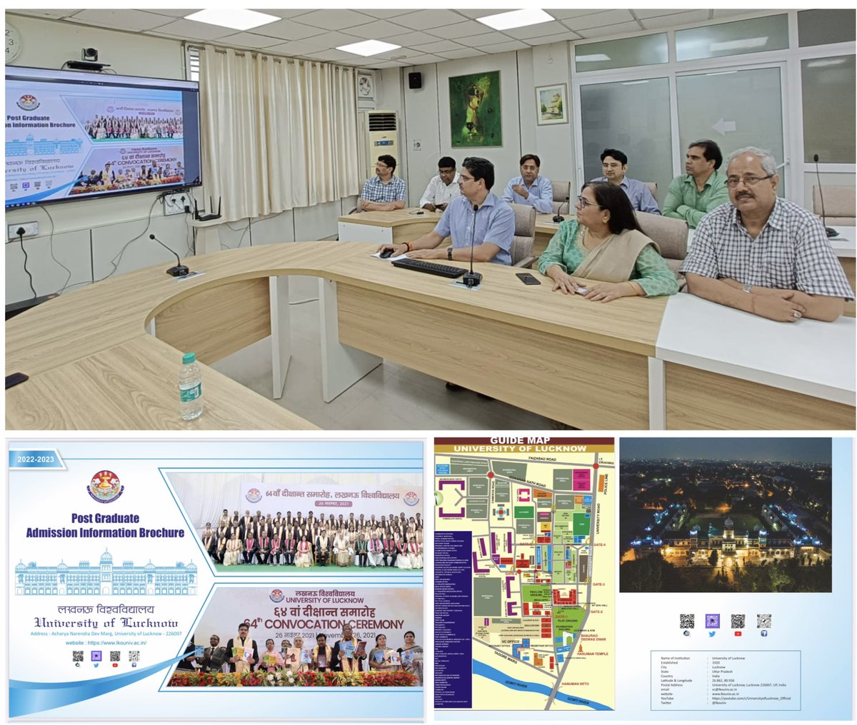 माननीय कुलपति प्रो आलोक कुमार राय ने सत्र 2022-23 की लखनऊ विश्वविद्यालय की आनलाइन परास्नातक प्रवेश प्रक्रिया का मंथन हाल में शुभारंभ किया। प्रवेश फार्म भरने की अंतिम तिथि 10 जून 2022 है।
<a href="/profalokkumar/">Professor Alok Kumar Rai</a> <a href="/GovernorofUp/">Governor of Uttar Pradesh</a> <a href="/anandibenpatel/">Anandiben Patel</a> <a href="/LUCenAdmission/">L U Centralized Admission(22-23)</a>