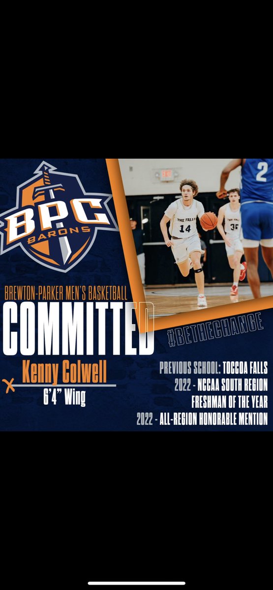 KennyColwell's tweet photo. I am excited to announce that I will be attending Brewton Parker College in the Fall of 2022! @BPC_MBK @LeonardEpps @Coach_JColeman #GoBarons #BeTheChange‼️ https://t.co/4rVKmU16xx