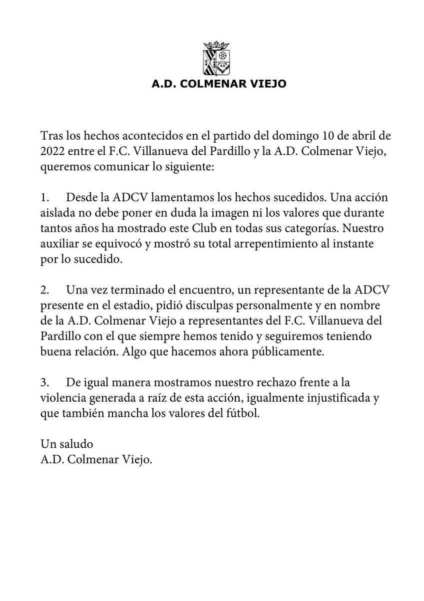 🤍❤️🤍 | COMUNICADO OFICIAL