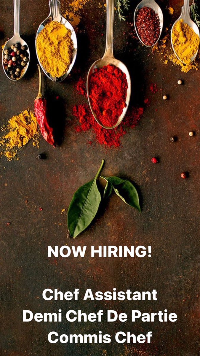 CHEFS WE WANT YOU 👩🏽‍🍳🧑🏿‍🍳👨🏻‍🍳