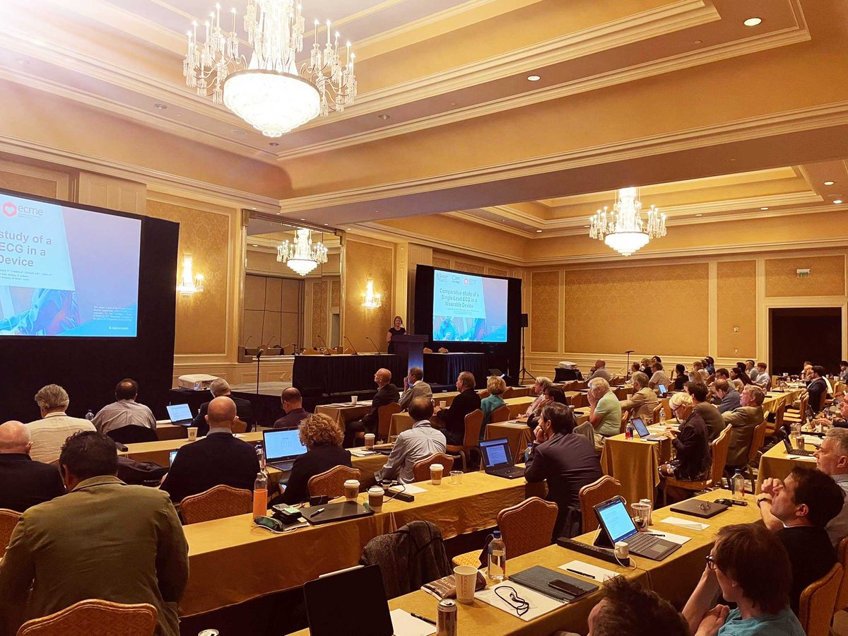 bsecurtech's tweet photo. We were proud to have Rebecca Funston and Austin Gibbs presenting at The International Society for Computerized Electrocardiology (ISCE) Conference in Nevada last week. 

A big thank you to @SEUPB and @ECMedEng for supporting the trip. 

#medtech #heartkey #ECGtechnology https://t.co/FIFGoBugiC