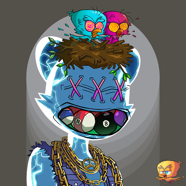 SUPERPLASTIC's tweet photo. GM FAM 🌞 Show us your favorite Headtripz trait! We'll go first with... ELECTRIC FEELZ Skin ⚡️ https://t.co/pgORimVDCT
