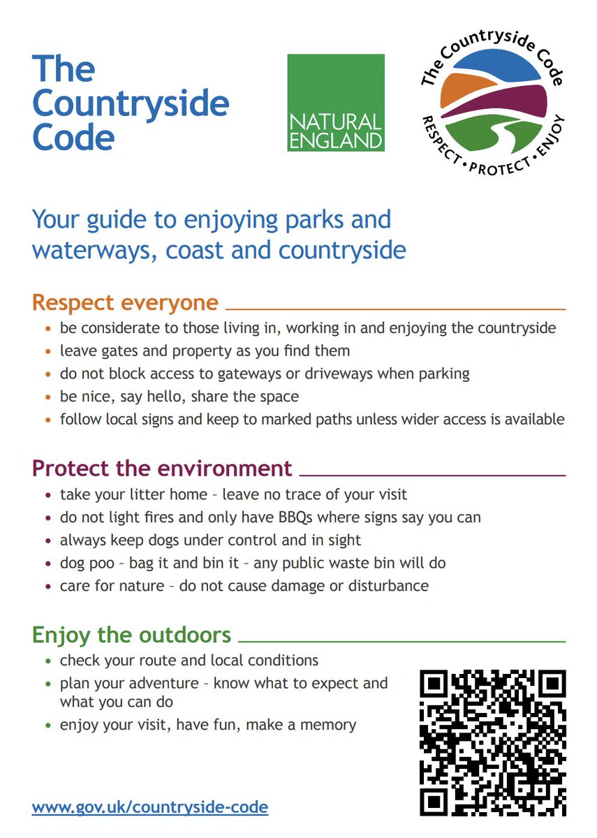 RuralsWMP's tweet image. If you're enjoying the school holidays with a pleasant walk across the #rural fields of #Solihull please remember to abide by #TheCountrysideCode on your travels 🪺🦊🐑🐐🐏🦨🐿️🐓🦇🦔🐄
#Respect 
#Protect
#Enjoy
