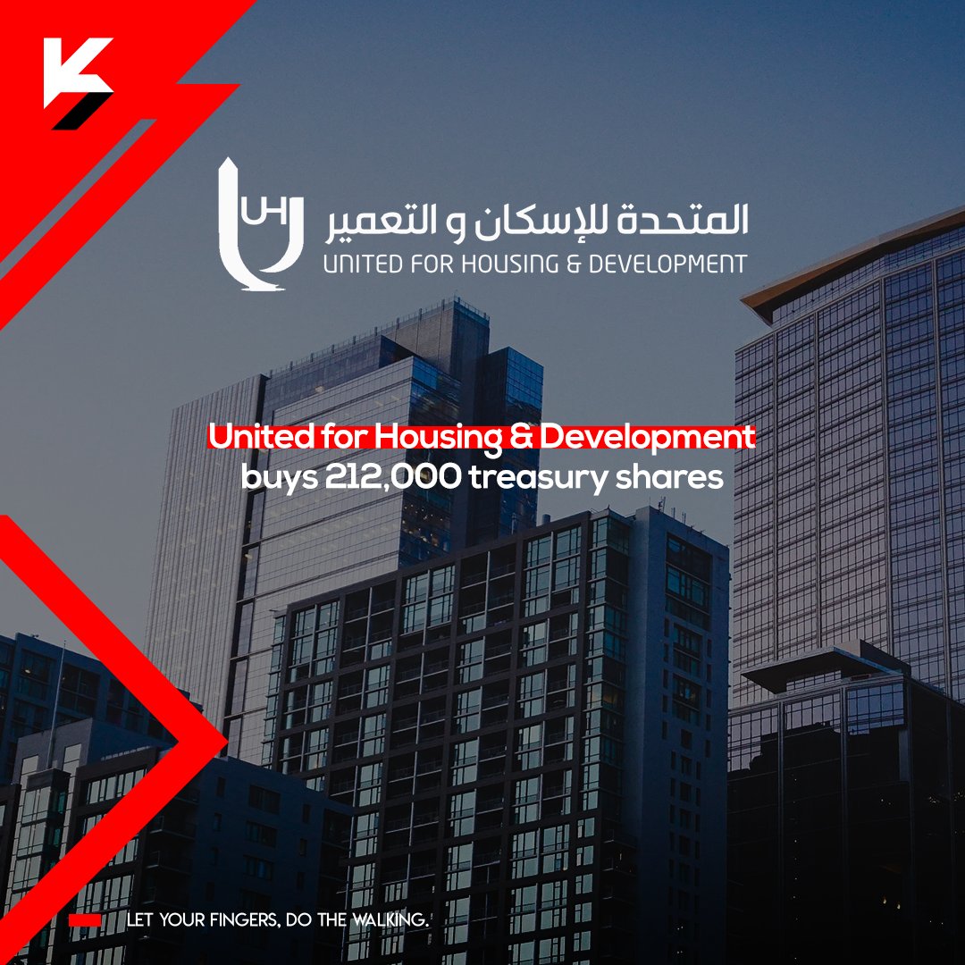 KnightState's tweet photo. explaining that during Sunday's trading it bought 212.07 thousand treasury shares, taking the total stocks of the company's treasury shares to 2.44 % of the capital shares.
#KnightState #RealEstateNews #RealEstateDevelopers #EgyptNews https://t.co/GtA7RFokL8