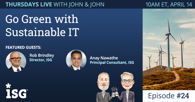 LindaDelbridge's tweet photo. The environmental impact of #IT is increased by pandemic-driven innovation and the adoption of digital technologies. Tune in Thursday, April 14, for Episode 24 of the John &amp; John Show, as guests Anay Nawathe and Rob Brindley discuss sustainable IT. https://t.co/RAsR6tM1Ao https://t.co/yDkfW90c4N