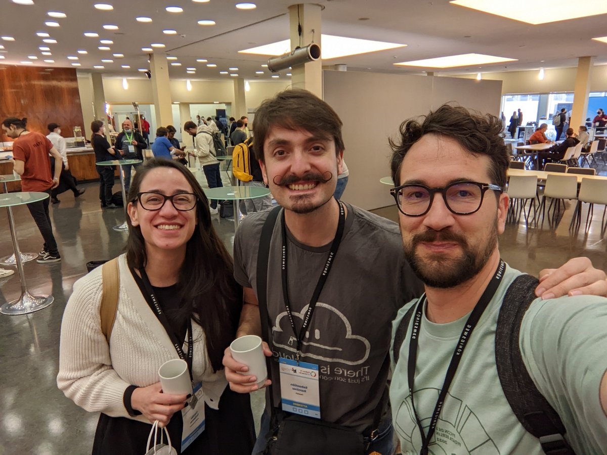 The best part of #community conferences is meeting community #members who only know each other online but have never met 👥
It was a pleasure to meet <a href="/tiangolo/">Sebastián Ramírez</a> during the coffee break and have a chat together 🗨️
Thanks for your huge contribution to the #community 🙏
#PyConDE 🇩🇪🐍