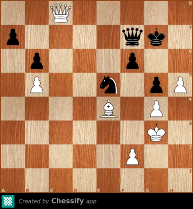 ChessifyMe's tweet photo. #TuesdayPuzzle by Shakhriyar Mamedyarov, who was born #OnThisDay in 1985.
White mates in 3.
Game: Shakhriyar Mamedyarov vs Vitezslav Priehoda, Batumi, 2002.
Created by Chessify mobile application https://t.co/Wlc39nJfN5
#chesstactics #chesspuzzles #puzzleoftheday https://t.co/ykLfj740ys