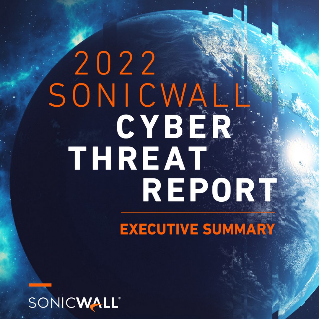 Cerdant's tweet photo. IT leaders! Did you know that the 2022 @SonicWall Cyber Threat Report breaks down threats quarter by quarter?

Read the Report to learn insights direct from Bill Conner President &amp; CEO https://t.co/QdgeeFL3sS

#KnowTheThreats https://t.co/6FrTwvZia8