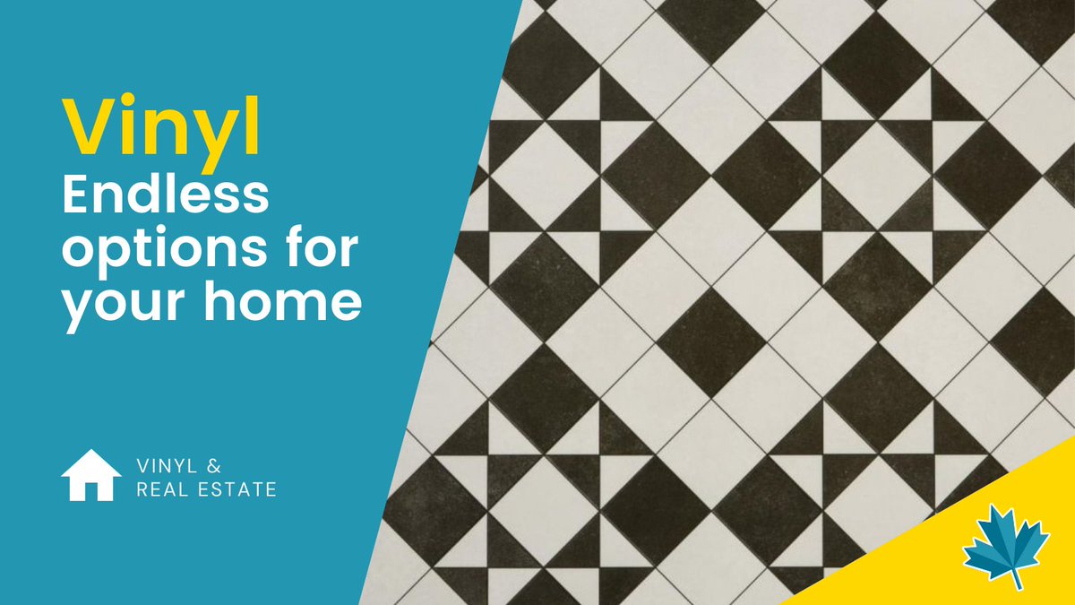 vinylinstitute's tweet image. Vinyl options aren’t just limited to siding! If you are looking for a unique floor pattern try cutting square vinyl flooring diagonally. The possibilities are endless when it comes to #vinyl and your home!