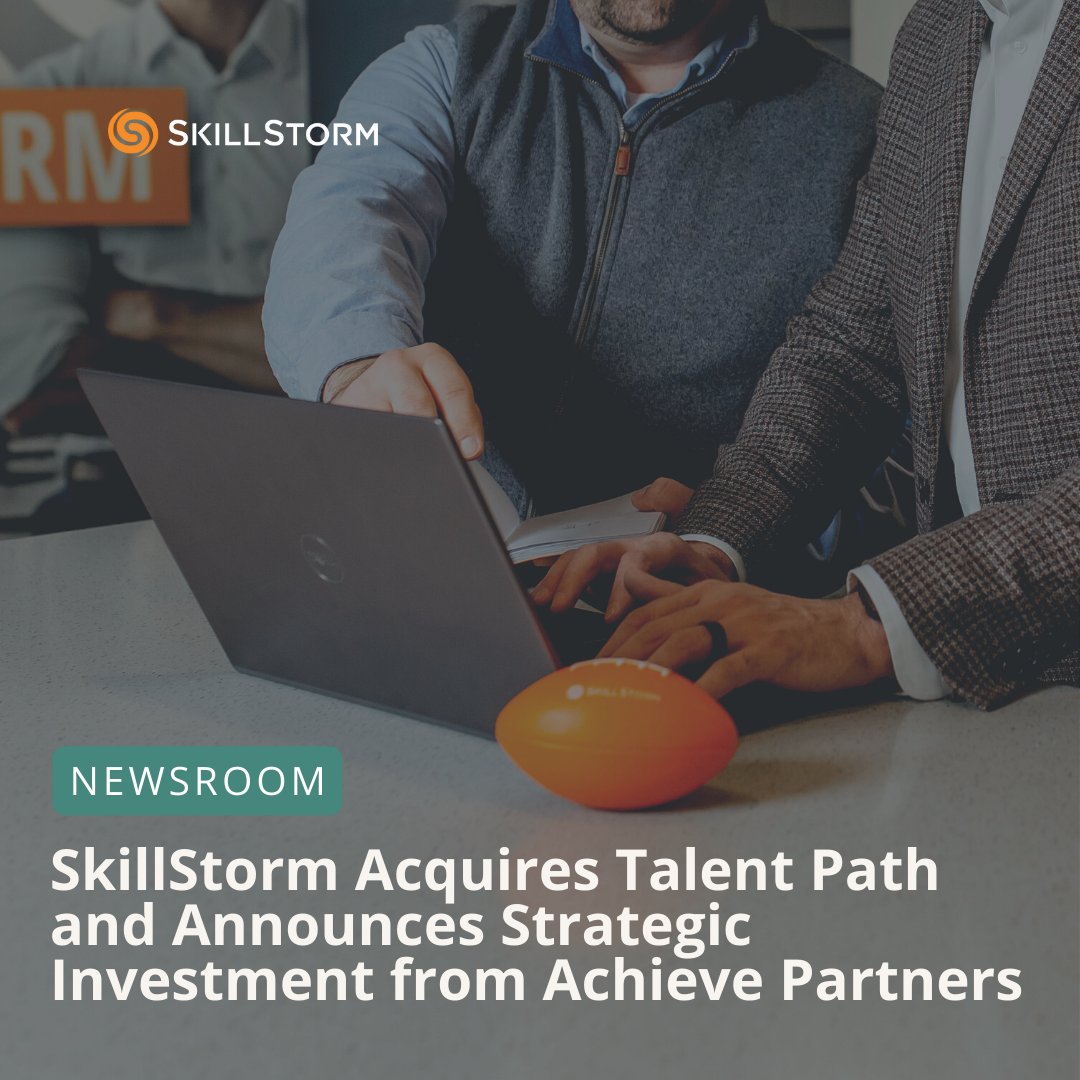 SkillStorm's tweet photo. We are so excited to welcome Talent Path’s consultants and clients to the SkillStorm family. To read more: https://t.co/SxDSm12hpd 

#acquisition #businessacquisition #hire #train #deploy #jointhestorm https://t.co/0xLYcxJiFV